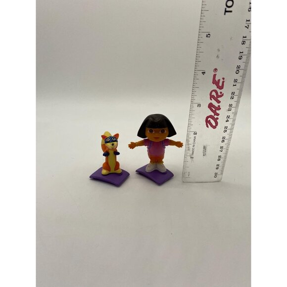 Vintage 2006 Dora the Explorer and Swiper Figurine Set - Mattel Nickelodeon - Picture 2 of 5